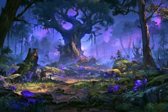 create environment concept art backgrounds