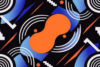 design custom geometric patterns for fashion and textiles
