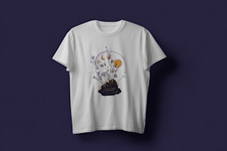 make merchandise design for band or musician