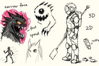 quick sketch concept art