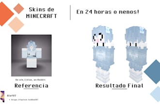 create a minecraft skin for you