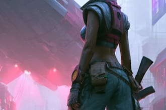 draw futuristic sci fi character designs