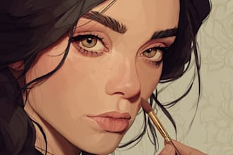 draw a professional portrait painting for you, noai