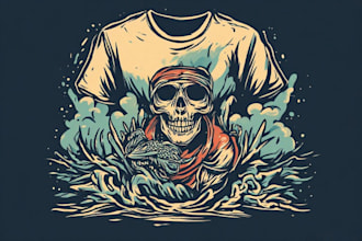 create a custom vintage design for your tshirt or apparel