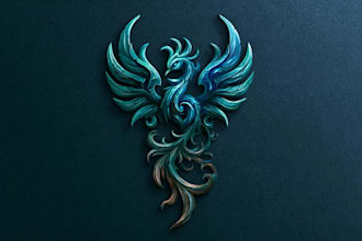 design a unique and detailed fantasy logo