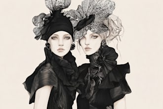 draw a fashion illustration