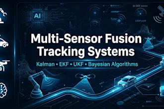design multi sensor fusion tracking systems with kalman and bayesian algorithms