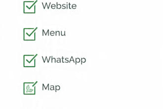 design  modern websites with whatsapp ordering
