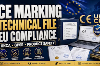 prepare ce marking technical file eu compliance ukca gpsr documents