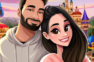 do disney cartoon portrait