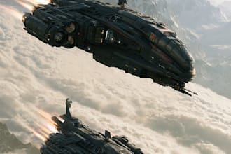 do sci fi spaceship design