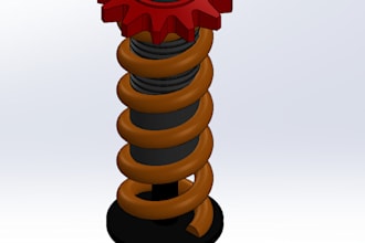 design mechanical parts and assemblies in solidworks with gdt