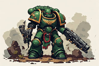 paint your professional warhammer, 40k, wargaming miniatures