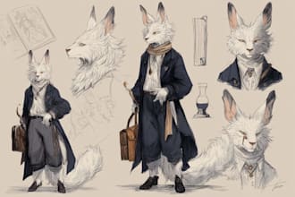 draw your furry or anthro character