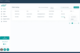design a modern saas dashboard UI UX in figma
