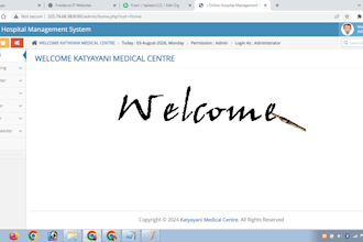 develop a hospital management system hims in PHP and mysql