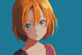 do a anime character