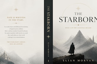 design fantasy and minimal book and ebook cover