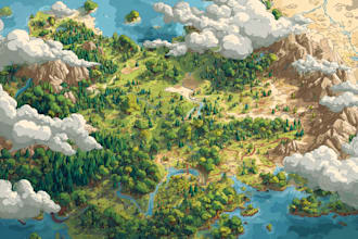 do vector map illustration and design