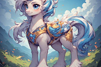 cute custom pony characters in my style