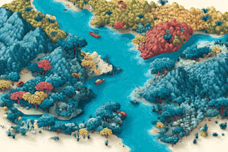 make a design high quality vector map