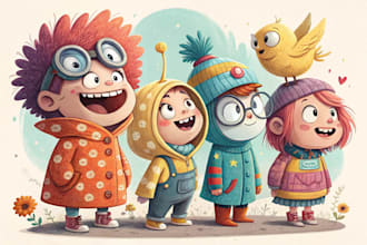 design amazing cartoon characters
