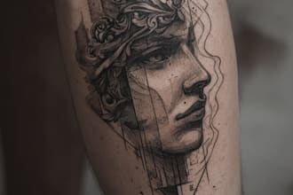make a professional tattoo design for your body
