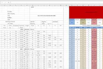 prepare a professional bar bending schedule bbs in 24 hours