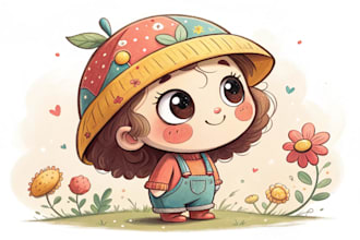 draw cute cartoon character
