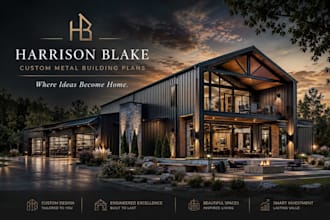 design custom barndominium plans and metal building plans