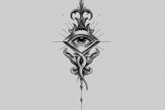 design a modern and minimalist tattoo design