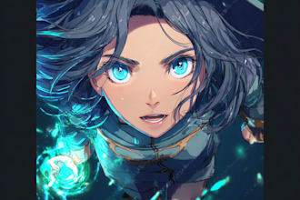 do a anime character