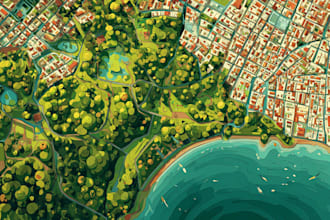 draw a map of the site plan, office, collage, school