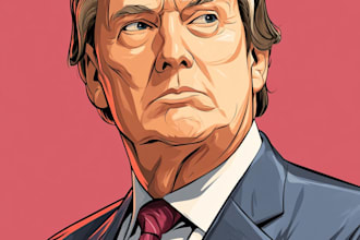 stunning digital political cartoon for political cartoon
