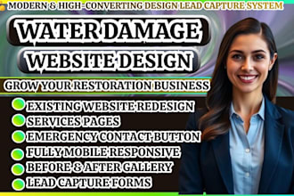 water damage website, restoration website, water restoration, damage restoration