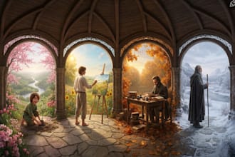 design stunning ai book covers and interior illustrations
