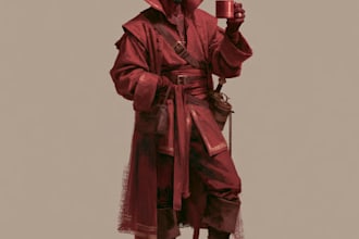 design character sheet or reference sheet for your character