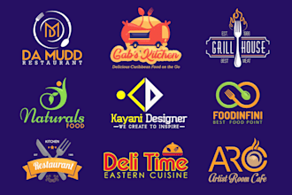 design or logo for your bakery restaurant cafe or food brand