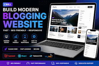 create SEO friendly blogging website
