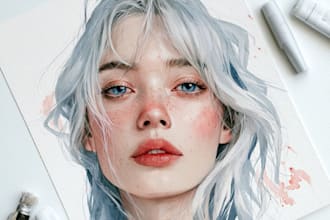 draw a watercolor illustration