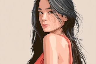 draw illustration avatar cartoon for you profile