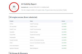 audit your website ai visibility on chatgpt perplexity and google ai
