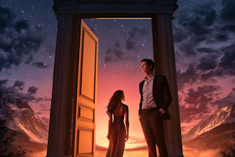 draw cover and romance illustration for novels