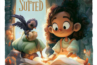 children story book illustration kids book cover