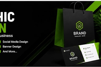 design professional social media posts, banners and marketing graphics