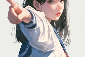 make a anime character