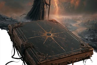 design fantasy and minimal book and ebook cover