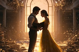 do design a custom illustrated romance book cover