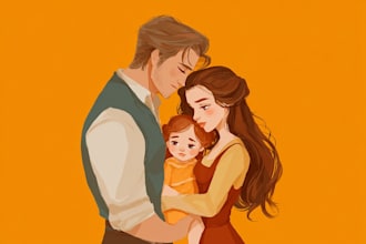 draw a disney princess style cartoon portrait from your photo