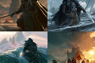 draw a fantasy character for dnd pathfinder etc